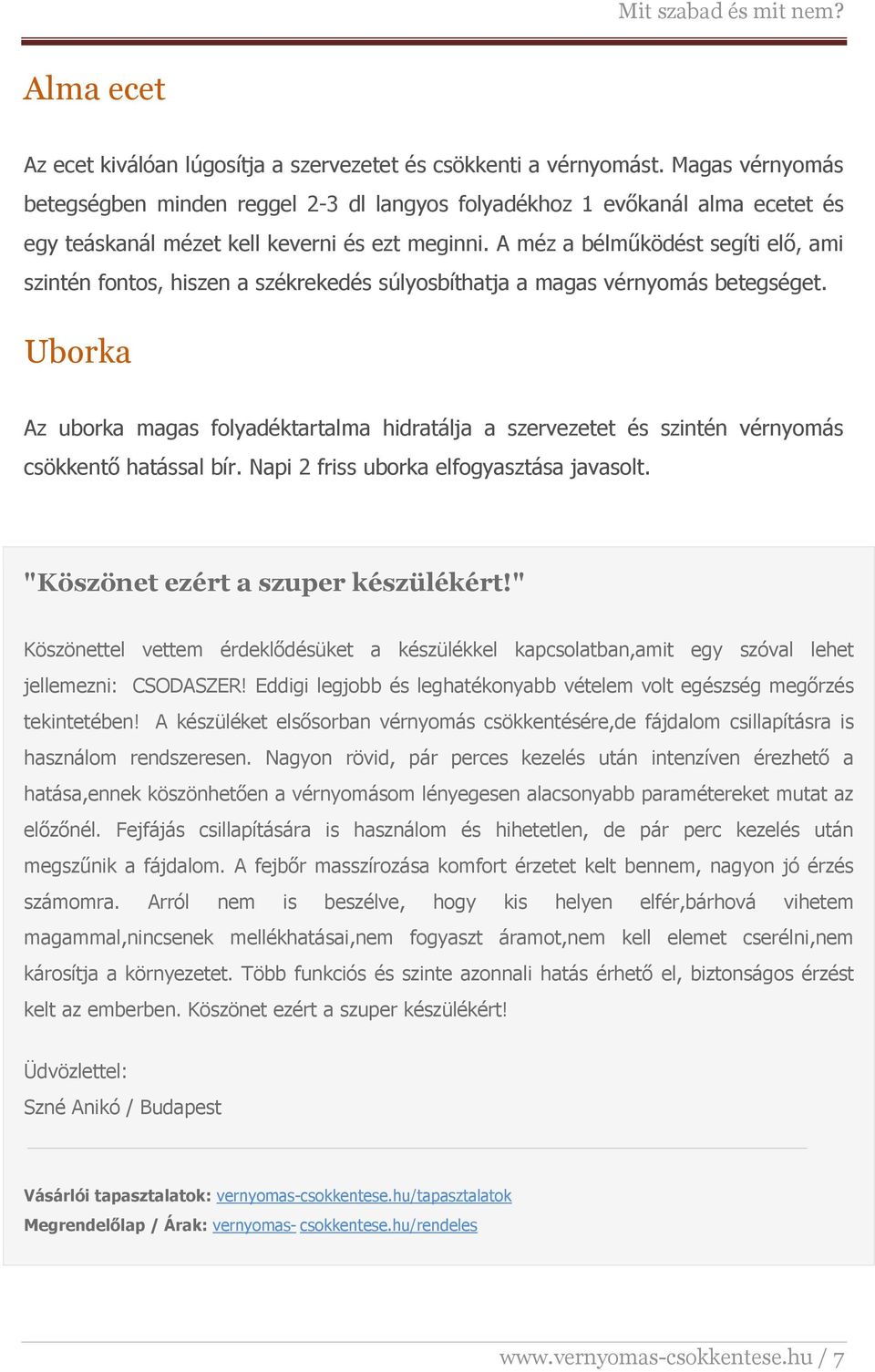 a magas vérnyomás a programban nagyszerű élni