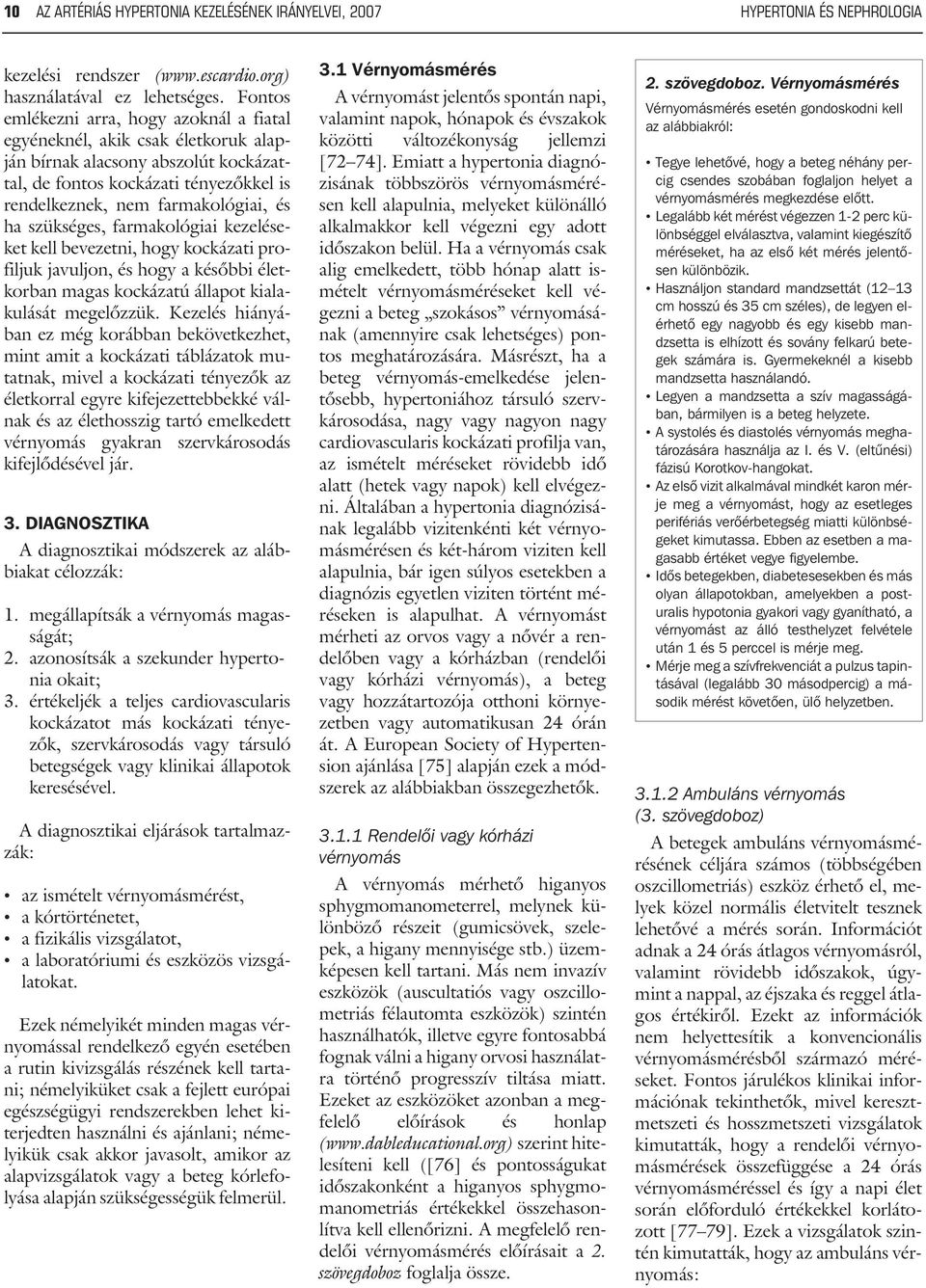 bejövő hipertónia