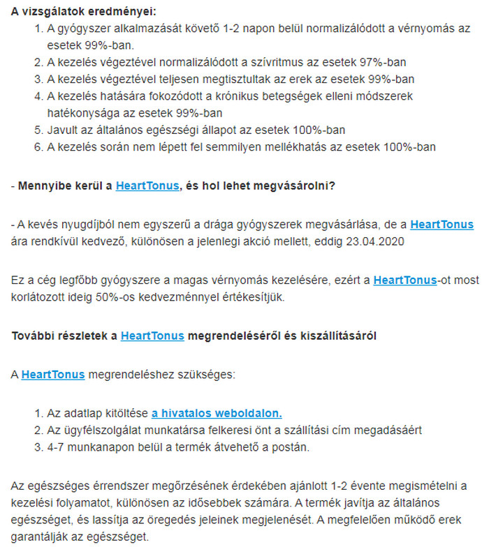 enap magas vérnyomás esetén 1 fok